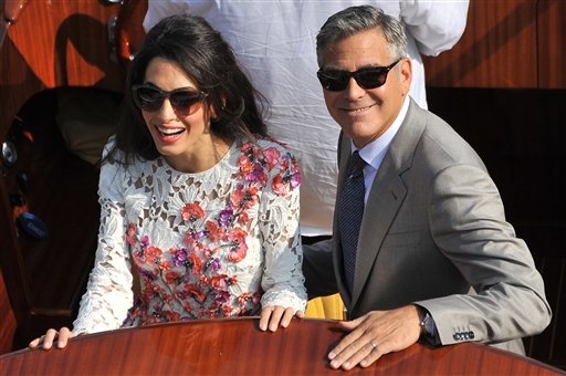 George Clooney se casó ahora por lo civil