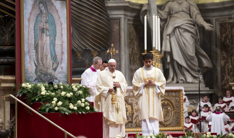Celebra en grande el Vaticano a la Virgen de Guadalupe