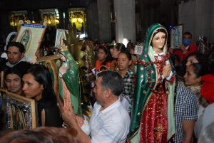 La Virgen de Guadalupe forma parte de la identidad del pueblo de México. Foto: Notimex