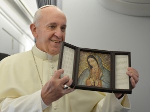 Saluda el Papa Francisco a la Virgen de Guadalupe desde Twitter