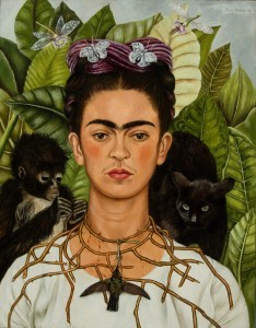 Obras de Frida Kahlo que serán exhibidas a partir de mayo como parte de la muestra sobre la artista mexicana en el Jardín Botánico de Nueva York. Foto: Notimex