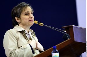 El contrato de Carmen Aristegui con MVS fue rescindido después de que colaboradores de su equipo decidieron sumarse a la plataforma MexicoLeaks. Foto: Agencia Reforma 