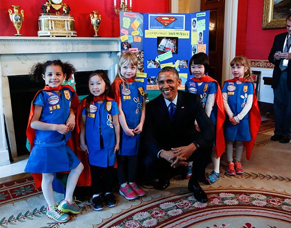 “Superchicas” de 6 años conquistan a Obama con invento