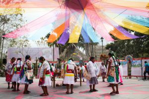 Cumbre Tajín recibirá a miles de visitantes que podrán vivir la experiencia de la enseñanza indígena a través de la sabiduría totonaca. Foto: Cortesía