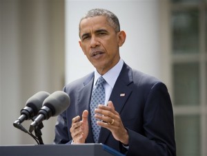 En su breve perfil, Obama se describió como “Padre, esposo, 44 presidente de Estados Unidos”. Foto: AP
