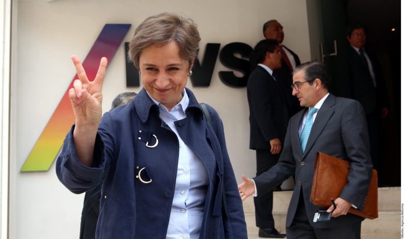 Carmen Aristegui pide volver al aire