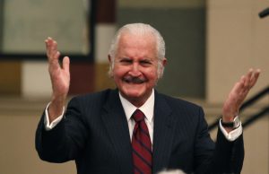 Carlos Fuentes murió el 15 de mayo de 2012 en la ciudad de México. Foto: AP