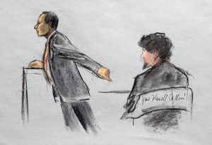 Tsarnaev recibió la noticia de la sentencia sin mostrar mayor emoción. Foto: AP