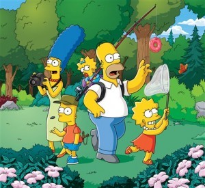 Esta fotografía suministrada por la cadena Fox muestra una escena del programa "Los Simpson". Fox dijo el lunes 4 de mayo de 2015 que la serie animada tendrá temporadas 27 y 28, lo que elevará el total de episodios a 625. (FOX vía AP)