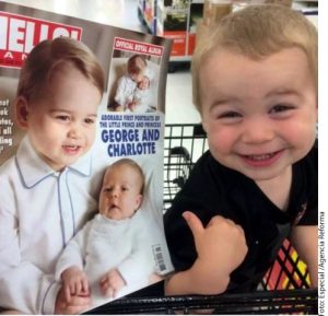 El niñp tiene un gran parecido con el Príncipe Jorge de Inglaterra. Foto: Agencia Reforma