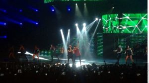 Wisin tuvo una aparición en el concierto. Foto: Agencia Reforma