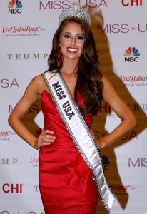 La actual Miss USA, Nia Sánchez, se identifica como en parte mexicana y en parte alemana. Foto: AP