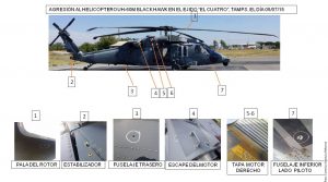 De acuerdo con la Semar, sus elementos realizaban un patrullaje terrestre y aéreo en inmediaciones del Ejido "El Cuatro", donde localizaron personas armadas que dispararon hacia el helicóptero Black Hawk de la Armada de México. Foto: Agencia Reforma