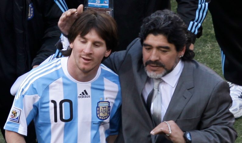 “¿Sos sueco o argentino?”, cuestiona Maradona a Messi