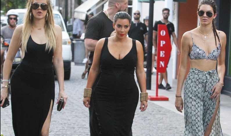 Las Kardashian vacacionan en el Caribe