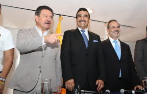 Los dirigentes del PRD y PAN, Carlos Navarrete y Gustavo Madero, respectivamente, anunciaron medidas para evitar elecciones turbias en comicios electorales futuros. Foto: Notimex
