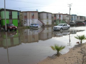Autoridades de ciudades fronterizas trabajan para evitar inundaciones durante la época de lluvias que ya se aproxima. Foto: Notimex