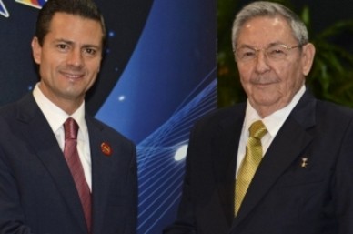 Raúl Castro visita México para revisar la relación bilateral