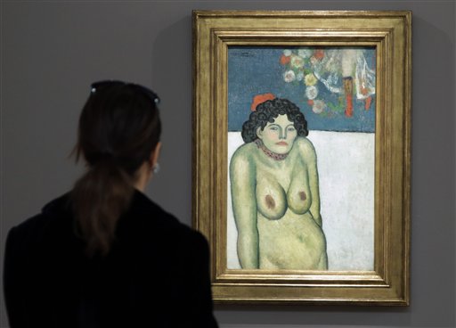 Desnudo realizado por Picasso se vende en más de 67 millones