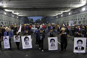 La desaparición de los 43 normalistas de Ayotzinapa fue el parteaguas en la administración de Enrique Peña Nieto. Foto: Notimex