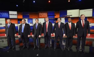 En materia de economía y seguridad nacional, los candidatos estuvieron de acuerdo en que cualquiera de ellos sería mejor que Obama o Hillary Clinton. Foto: AP