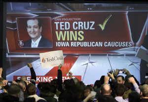 La victoria de Cruz sobre Trump fue una consecuencia de su enorme campaña en Iowa y de los meses que ha pasado seduciendo a los influyentes líderes evangélicos y conservadores del estado. Foto: AP