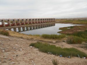 Por el momento, el lecho del río Colorado permanece seco en México, pues 80 por ciento de su agua se utiliza en la agricultura en ambos lados de la frontera