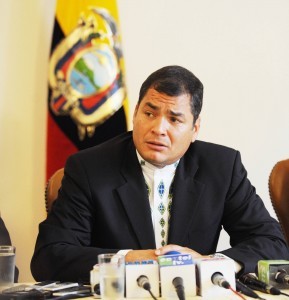 Correa definió el momento del país como uno de “grandes tareas y desafíos” y donde “sólo la voluntad” de los ecuatorianos hará una diferencia para el país