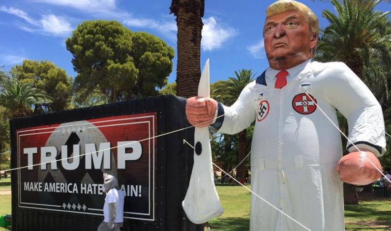 Protestas y controversia en visita de Trump a Arizona