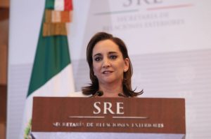 Claudia Ruiz Massieu, secretaria de Relaciones Exteriores de México. Foto: Archivo