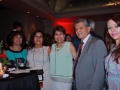 Silvia Urrutia, Francisca Montoya, Tom Espinoza y Leonor Samayoa, de RDF, al lado de Janet Murguía (centro).