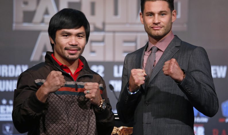 Pacquiao listo para su pelea en China con Algieri