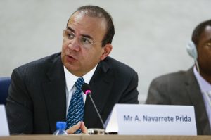  Alfonso Navarrete Prida, secretario del Trabajo de México. Foto: Notimex