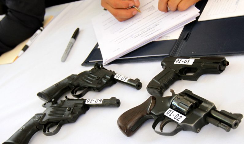 Campaña de despistolización en Sonora recauda 456 armas de fuego