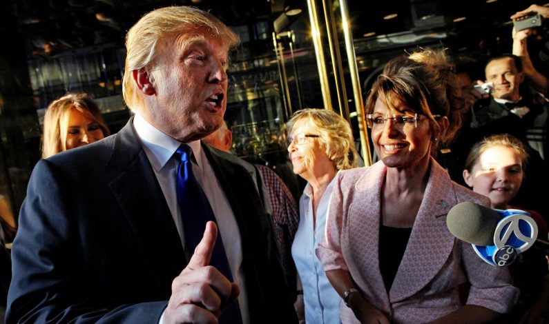 Trump recibe el apoyo de la ex gobernadora Sarah Palin