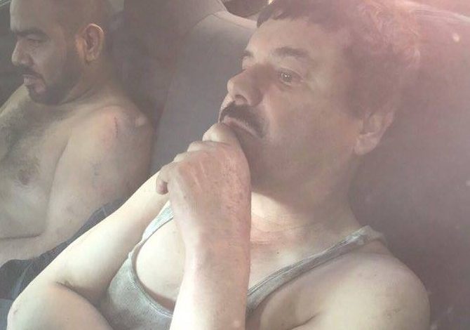 Recapturan a “El Chapo” Guzmán