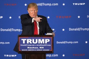 Donald Trump durante un acto de campaña en Nashua, New Hampshire, el viernes 29 de enero. Foto: AP 