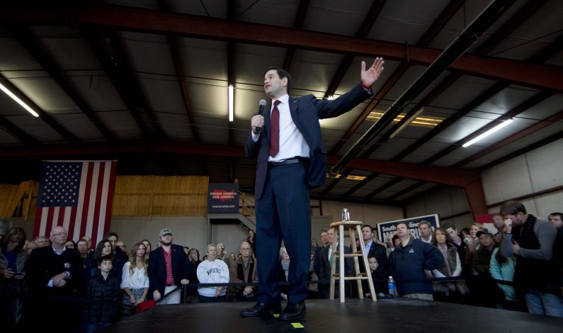 Rubio bajo presión ante debate republicano en South Carolina