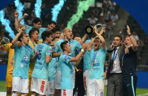 60529287. Monterrey, 29 May. 2016 (Notimex-Juan Carlos Pérez).- Tuzos del Pachuca se coronan campeones del Torneo Clausura 2016. NOTIMEX/FOTO/JUAN CARLOS PÉREZ/FRE/SPO